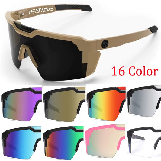 NEW High Quality Luxury Brand Sunglasses Square Conjoined Lens Cycling Women Men Sun Glasses UV400