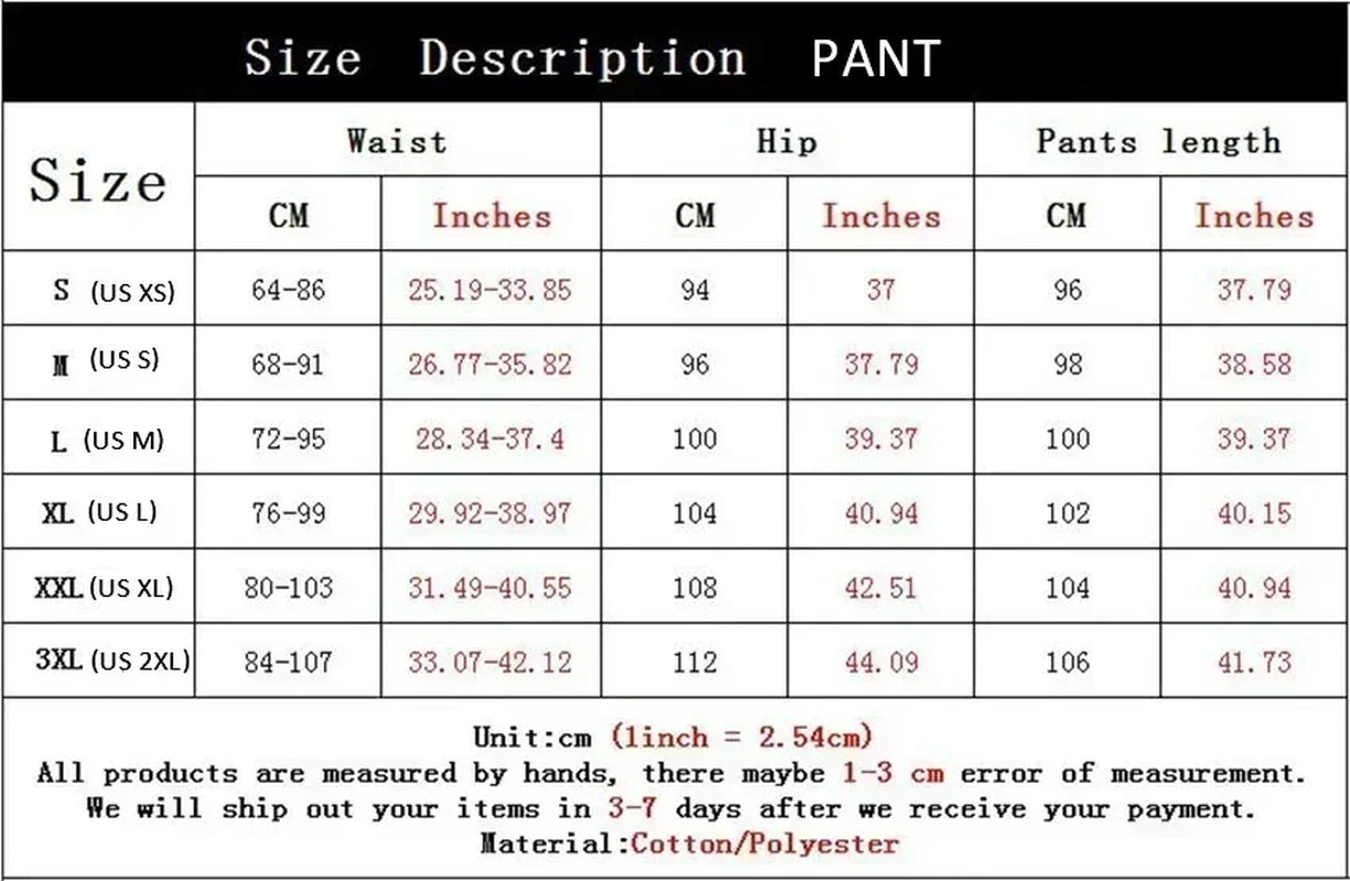 2025 American Knitted Sports Printing Pattern Casual Solid Color Men'S Leggings with Loose and Versatile Drawstring Pants Pants