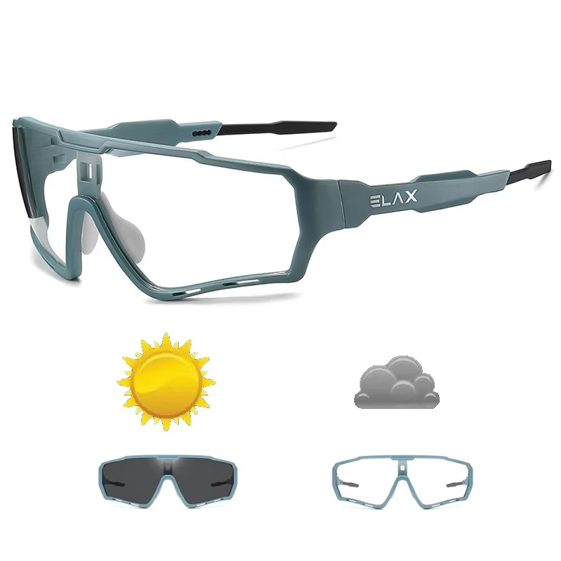 Photochromic Sunglasses Men Women Sun Glasses Fishing Eyewear UV400 Cycling Hiking Outdoor Sport Goggles